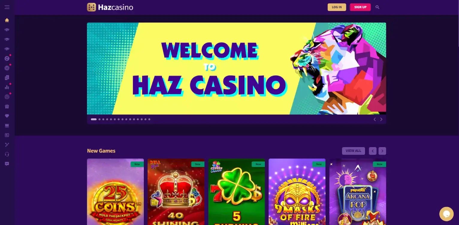 Haz home page